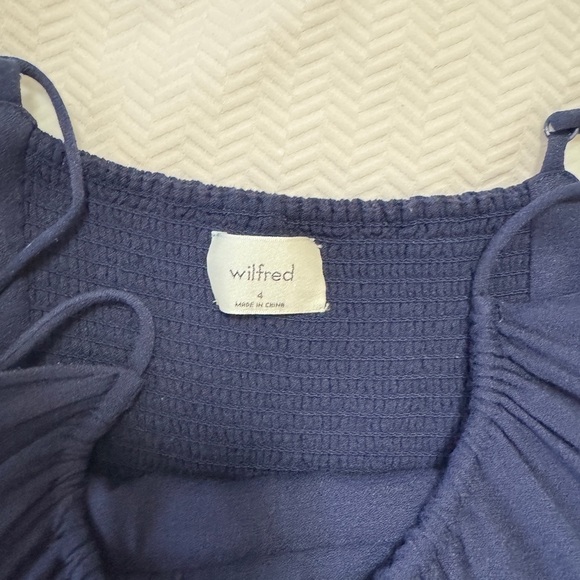 ARITZIA WILFRED Navy Blue Strapped Dress in size 4 - Picture 13 of 13